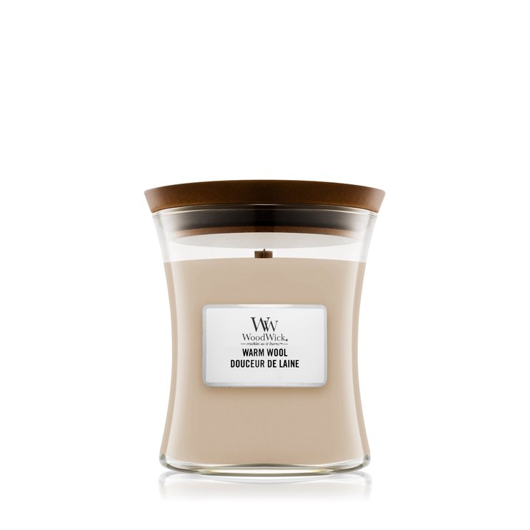 Ароматична свічка Woodwick MINI HOURGLASS 20 годин Warm Wool (98052E)