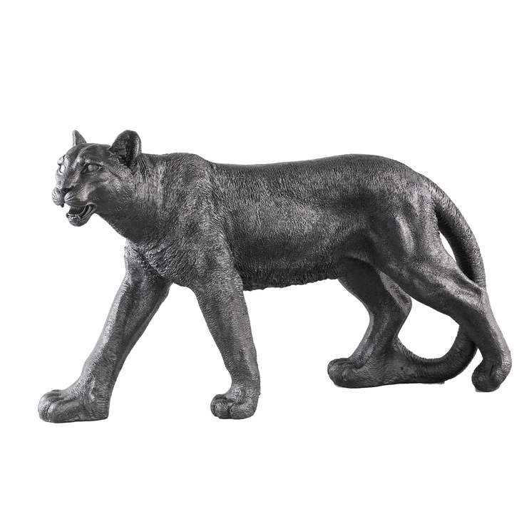 Статуетка (леопард) PTMD ETHAN LEOPARD (71,5x20x43,5) Black (706654-PT) 706654-PT фото