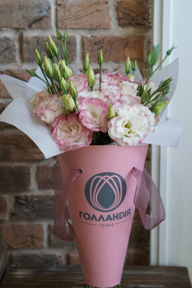 Букет квітів з доставкою Моно Еустома бк2052 бк2052 фото