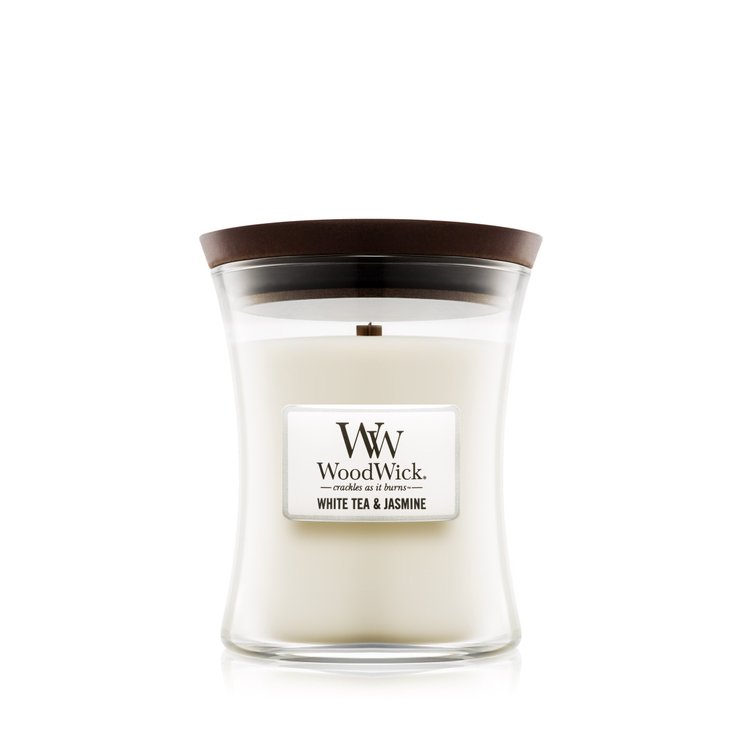 Ароматична свічка Woodwick MINI HOURGLASS 20 годин White Tea & Jasmine (98062E)