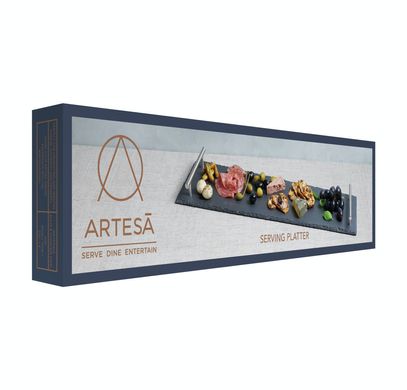 Сервірувальна дошка Artesa SLATE SERVING PLATTER WITH HANDLES, 60CMX15CM, в коробці (ARTPLATTER) ARTPLATTER фото