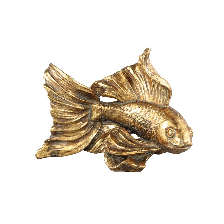 Статуетка (риба) PTMD AZZY FISH (21x14x16,5) Gold (707072-PT), золото