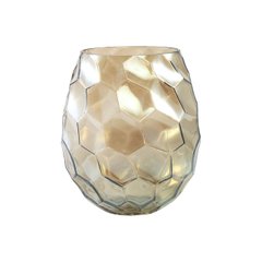 Ваза для цветов PTMD AMAZING vase s gold_smokey 16.0 x 11.0 см. 672353-PT