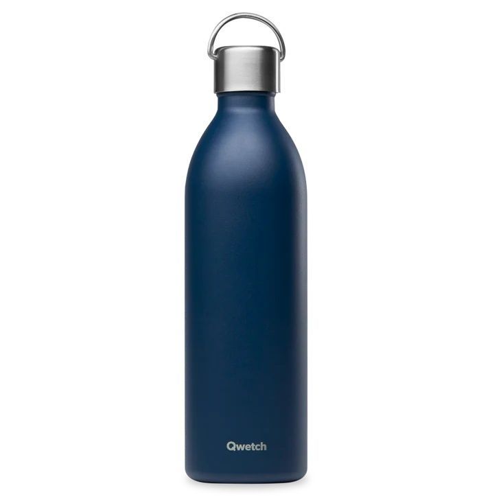 Пляшка (термо) Qwetch ACTIVE 1000 ml. Marine blue (QD3627) QD3627 фото