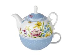 Чайник заварочный c чашкой Katie Alice ENGLISH GARDEN TEA FOR ONE d:11 см. (CU3671-KA)