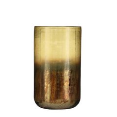 Ваза Casa Vivante LEONARDO VASE GLASS gold (D:15 x H:26) см. 1061161-EDL