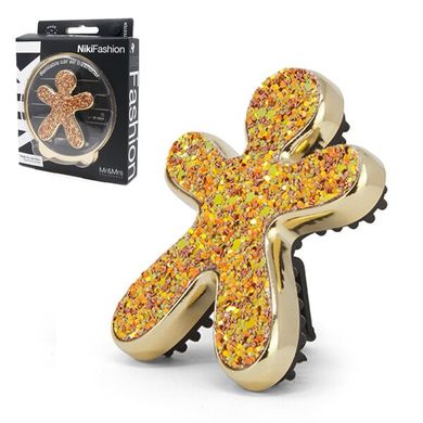 Ароматизатор в машину человечек Mr&Mrs NIKI FASHION Sandal & Incense - Glitter-Orange (JNIKIFASBX004)