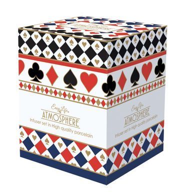 Чашка с заварником Easy Life CASINO' ROYALE 350 мл. Fine China (R0105-CASR) R0105-CASR фото