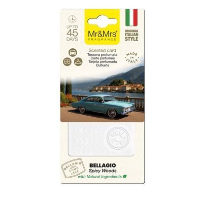 Автомобільний ароматизатор Mr&Mrs LA DOLCE VITA CARDS White Belaggio (JLADVTES01LV00) JLADVTES01LV00 фото