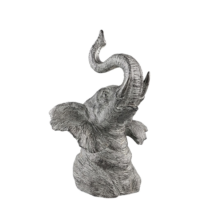 Статуетка (слон) PTMD CARTER ELEPHANT (19,5x9x44) Grey (706655-PT) 706655-PT фото