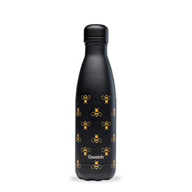 Пляшка (термо) Qwetch 500 мл. INSULATED BEE Black (QD2322) QD2322 фото