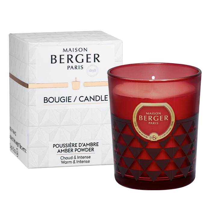 Ароматична свічка Maison Berger CLARITY Burgundy - Amber Powder 180мл. (6514-BER)