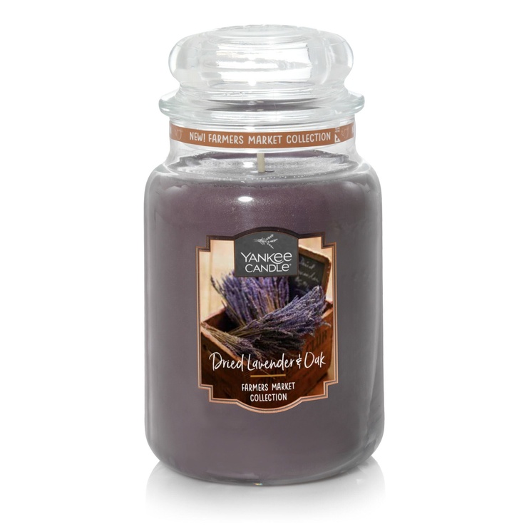 Ароматична свічка Yankee Candle CLASSIC LARGE до 150 годин горіння. Dried Lavender & Oak (1623450E)
