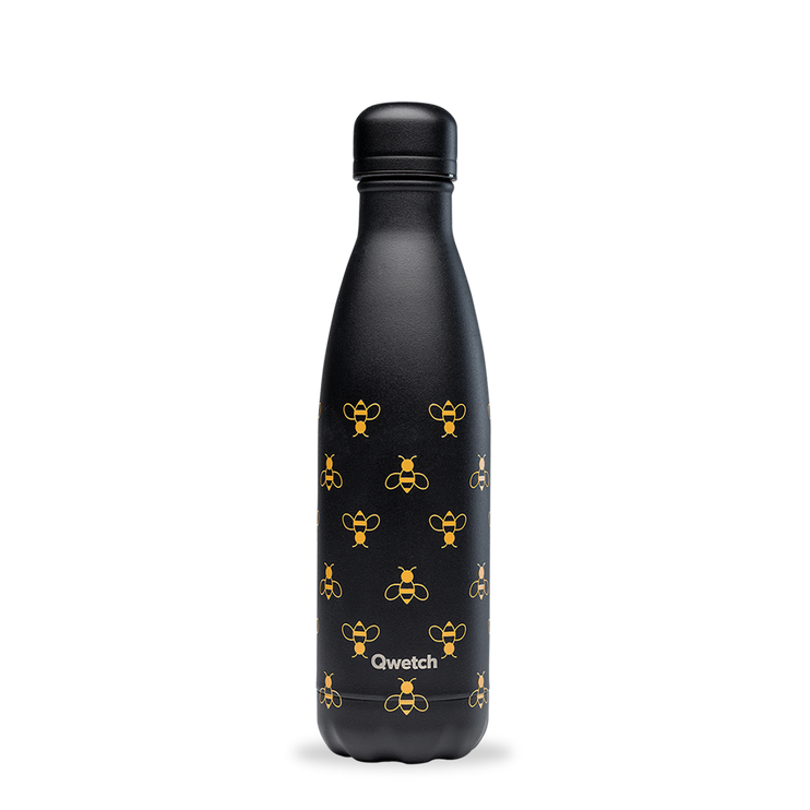 Пляшка (термо) Qwetch 500 мл. INSULATED BEE Black (QD2322) QD2322 фото