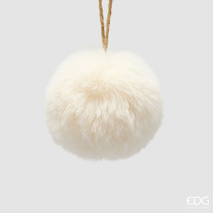 Подвiс-декор EDG PALLA FURRY D.8 White (6501627A100) 6501627A100 фото