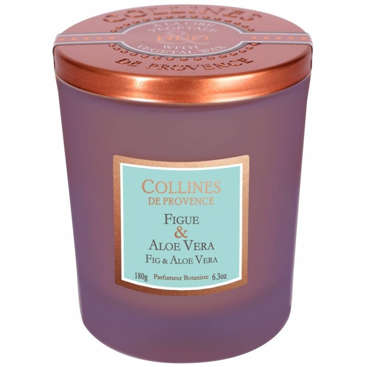 Ароматична свічка Collines de Provence DUO Figue & Aloe Vera 180 гр. C2808FAV
