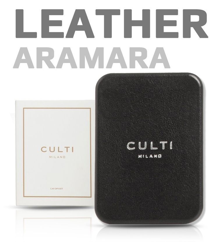 Ароматизатор в машину CULTI Milano CAR LEATHER BLACK Aramara (94921-CLT) 94921-CLT фото