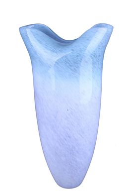 Ваза скляна Gilde GLASS Conical vase "Icepeak" Pack 2 acq46.0 x 19.5 см. 39006-GLD 39006-GLD фото