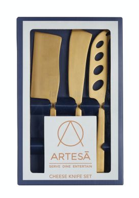 Ніж для сиру (комплект, 3 шт.) Artesa CHEESE KNIFE SET, в коробці (ARTCHSBRA3PC) ARTCHSBRA3PC фото