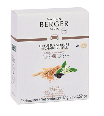 Картридж Аромадифузора в машину (2шт.) Maison Berger Golden Wheat (7599-BER) 7599-BER фото