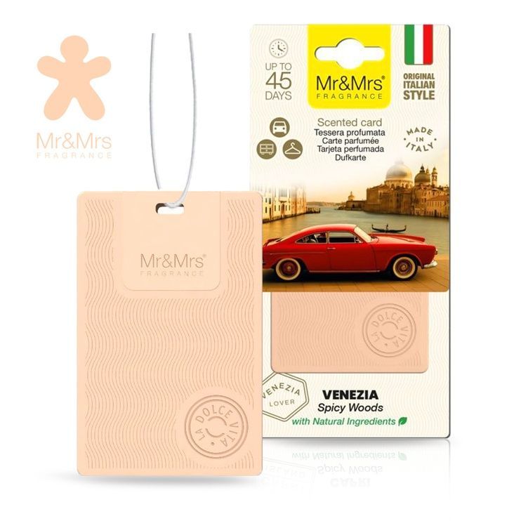 Автомобільний ароматизатор Mr&Mrs LA DOLCE VITA CARDS Pink Venezia(JLADVTES03LV00) JLADVTES03LV00 фото