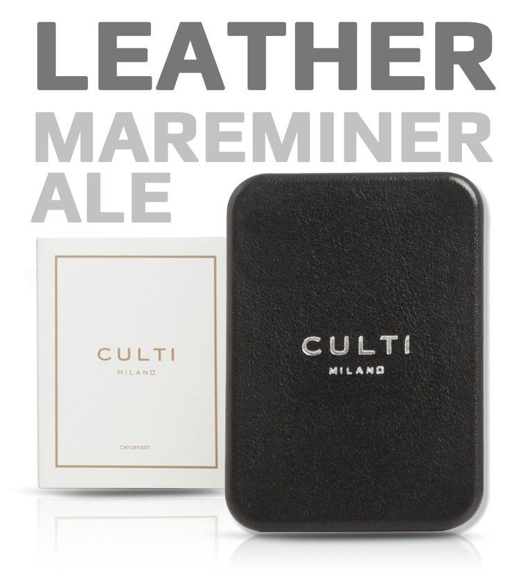 Ароматизатор в машину CULTI Milano CAR LEATHER BLACK Mareminerale (94938-CLT) 94938-CLT фото