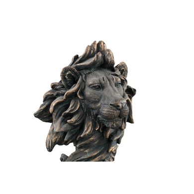 Статуетка (тигр) PTMD LIONA LIONHEAD (21x15x41) Gold (706776-PT) 706776-PT фото