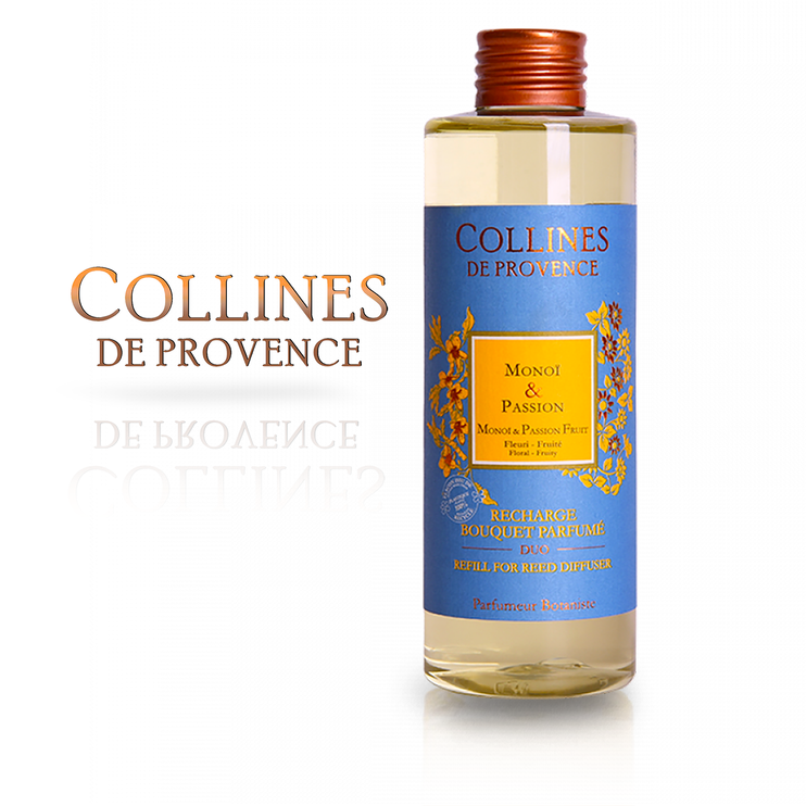 Наповнювач для Аромадифузору Collines de Provence DUO Monoi & Passion Fruit 200мл. C2803MPA C2803MPA фото