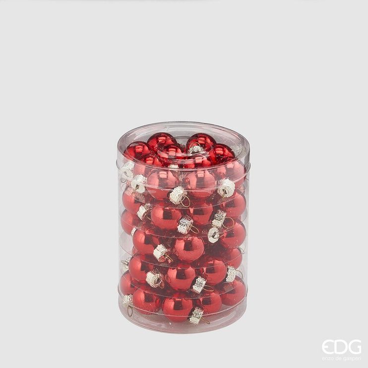 Подвiс-декор (Комплект 50шт.) EDG VETRO D02 CF50PZ (COL.PVCBOX) Red (671584-400) 671584-400 фото