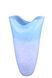 Ваза скляна Gilde GLASS Conical vase "Icepeak" Pack 2 acqua / weiss 34.0 x 19.5 см. 39005-GLD 39005-GLD фото 1