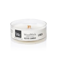 Ароматическая свеча Woodwick PETITE CANDLE 7 часов Linen (66135E)