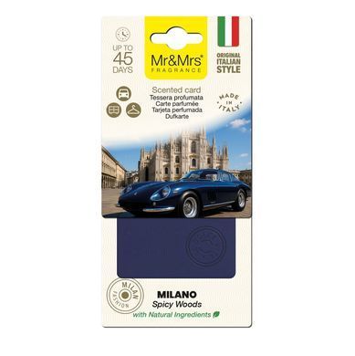 Автомобільний ароматизатор Mr&Mrs LA DOLCE VITA CARDS Blue Milano (JLADVTES06LV00) JLADVTES06LV00 фото