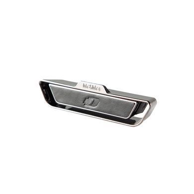 Аромадиффузор в авто Mr&Mrs EVO Black Leather Chrome Silver - Essential Wood ctewmrs фото