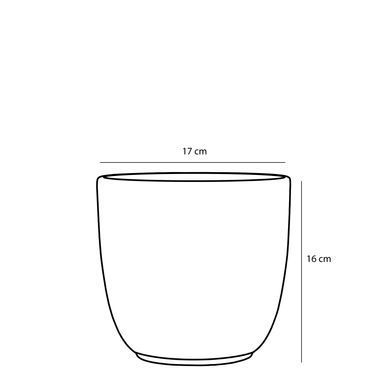 Кашпо MICA TUSCA POT ROUND White matt (D:17 x H:16) см. 144256-EDL 144256-EDL фото