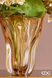 Ваза EDG VASO DRAPPO C/ORLI H27 D22 amber (104568-470) 104568-470 фото 2