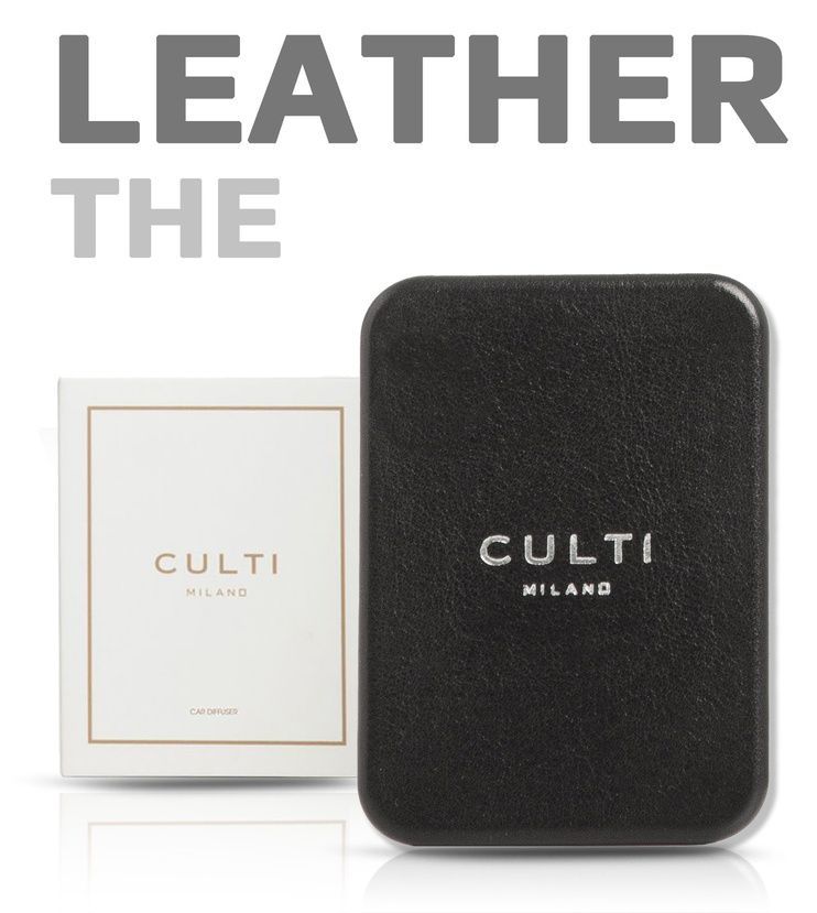 Ароматизатор в машину CULTI Milano CAR LEATHER BLACK The (94969-CLT) 94969-CLT фото