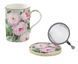 Чашка с заварником Easy Life ROSES IN BLOOM 350 мл. Fine China (R0105-ROBL) R0105-ROBL фото 1