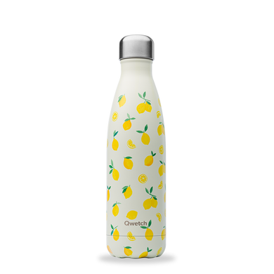 Пляшка (термо) Qwetch 500 мл. INSULATED LEMON Yellow (QD3386) QD3386 фото