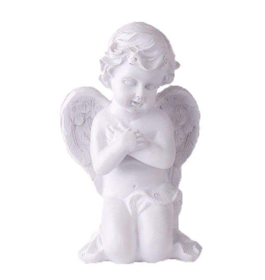 Статуетка Gilde POLY Angel on knees 12 см 36247-GLD 36247-GLD фото