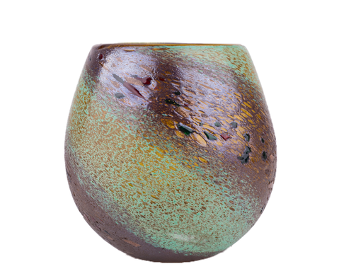 Ваза скляна Gilde GLASS Ball Vase 15.5 x 16.0 см. 39437-GLD 39437-GLD фото