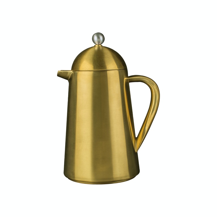 Кавник (термо) La Cafetiere EDITED METAL THERMIQUE, THREE CUP BRUSHED GOLD, в коробці, 350 мл. (5201450-CRT), Золотий