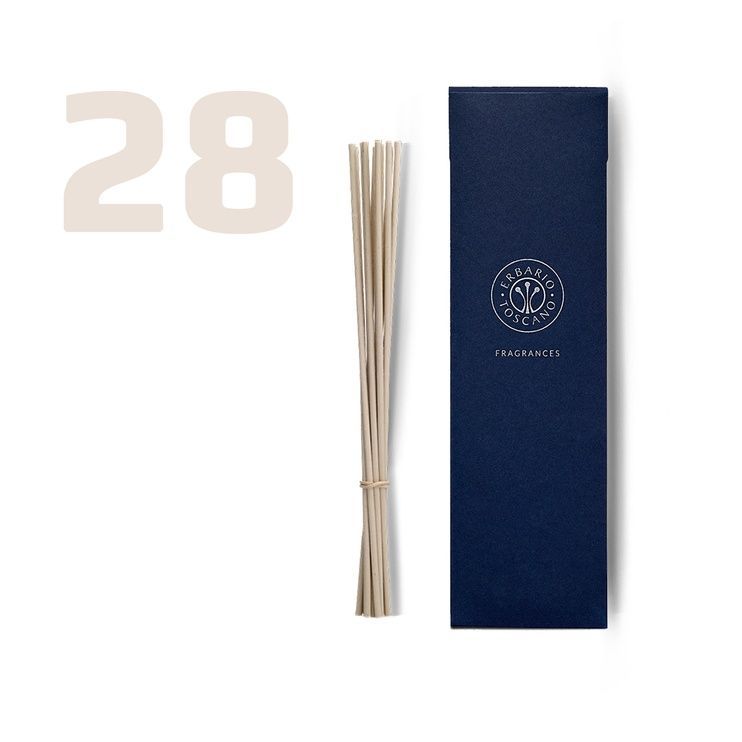 Палички для аромадифузора Erbario Toscano WOODEN STICKS for 250 ML (10pcs, 28 см.) BRAT250 фото