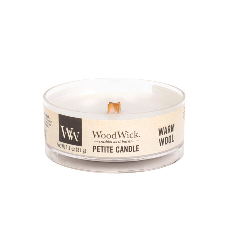 Ароматична свічка Woodwick PETITE CANDLE 7 годин Warm Wool (66052E)