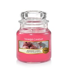 Ароматична свічка Yankee Candle CLASSIC SMALL до 30 годин горіння. Roseberry Sorbet (1651427E)