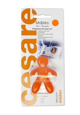 Ароматизатор в авто Mr&Mrs CESARE BLISTER Orange Energy - Orange (JCESBS05N) JCESBS05N фото