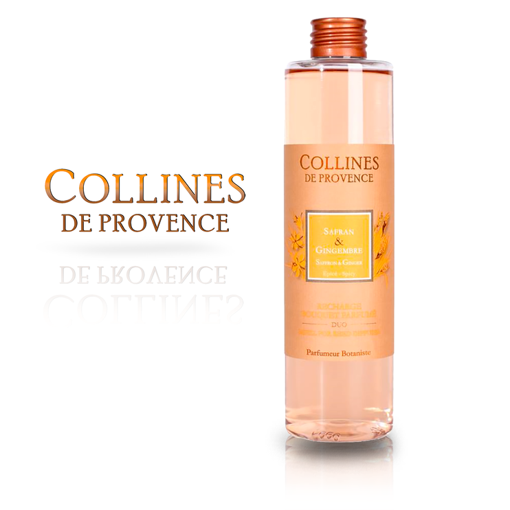 Наповнювач для Аромадифузору Collines de Provence DUO Saffron & Ginger 250 мл. C2848SGI C2848SGI фото