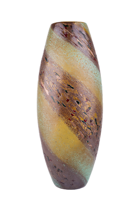 Ваза скляна Gilde GLASS Vase 39.0 x 14.0 см. 39439-GLD 39439-GLD фото