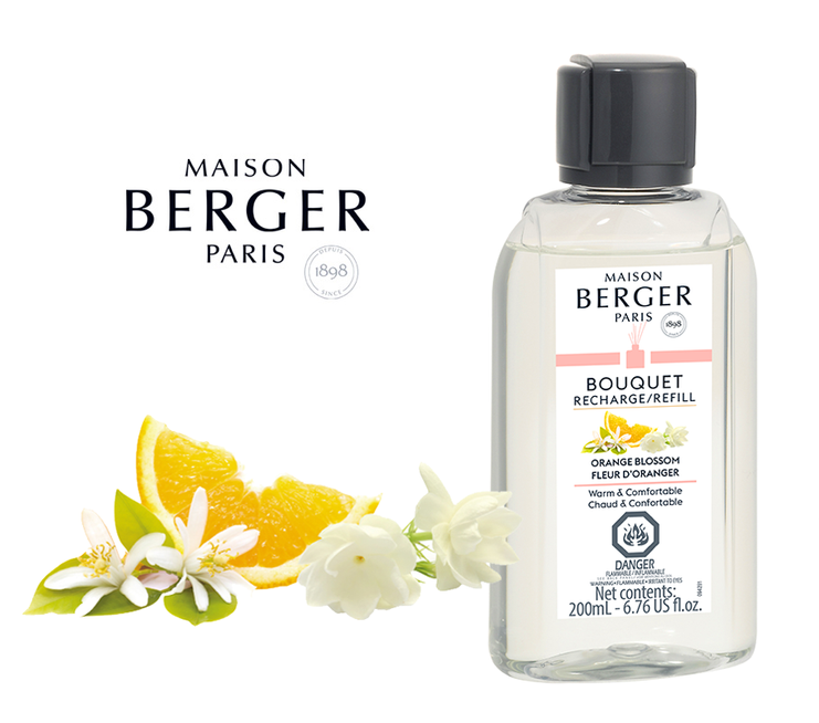 Наповнювач (Аромадифузор) Maison Berger REFILL Fleur d'Oranger 200 ml. (6047-BER) 6047-BER фото