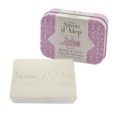 Алеппское мыло Alepia SPECIAL WITH ROSE & OUD SCENTS - 100g (AR0542)