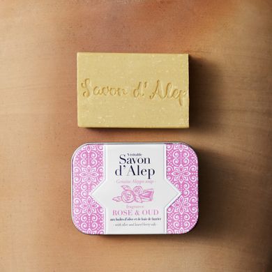 Алеппське мило Alepia SPECIAL WITH ROSE & OUD SCENTS - 100g (AR0542) AR0542 фото